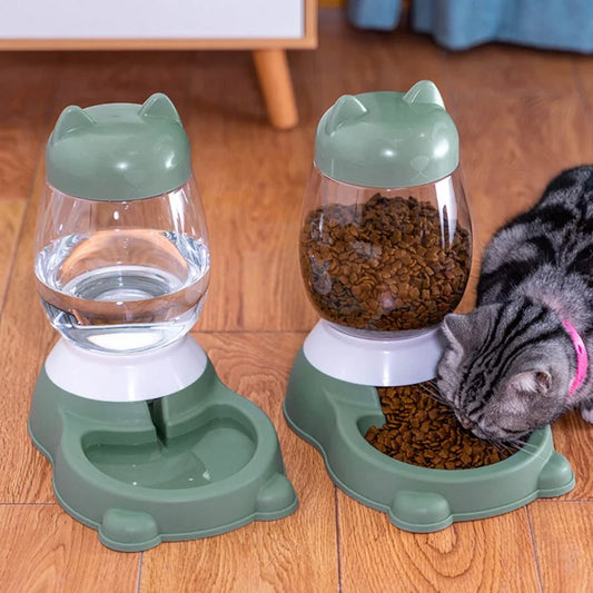 Automatic Cat and Dog Feeder | Water and Food Dispenser - Bowl 2.2L