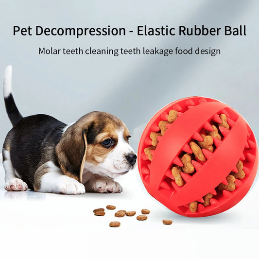 Soft Pet Dog Toys Rubber Dog Ball for Puppy Funny Dog Toys for Pet Puppies Large Dog Tooth Clean Food Ball Toy Dogs Accessoires