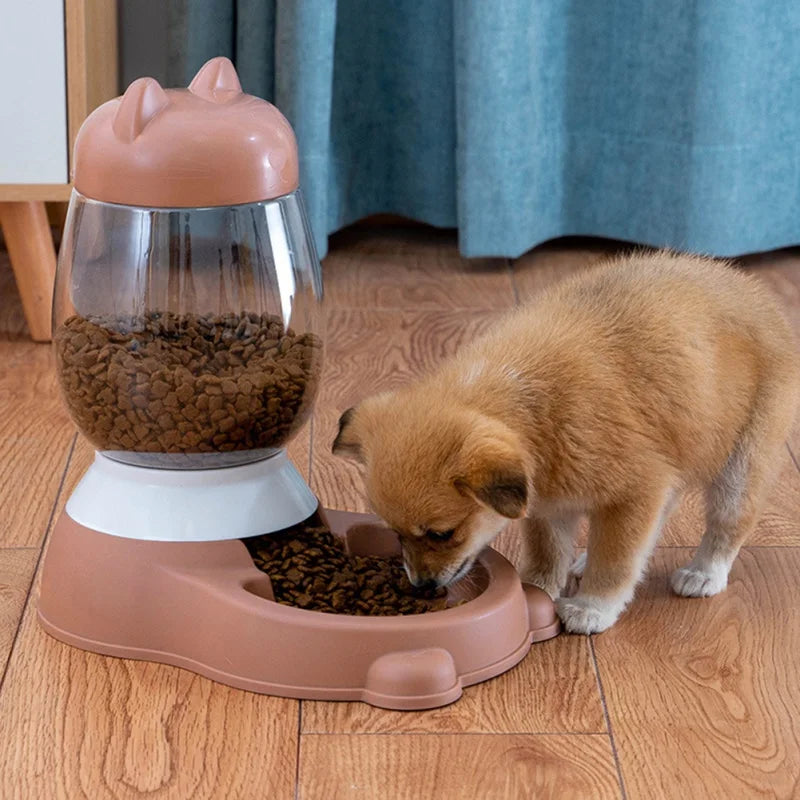 Automatic Cat and Dog Feeder | Water and Food Dispenser - Bowl 2.2L